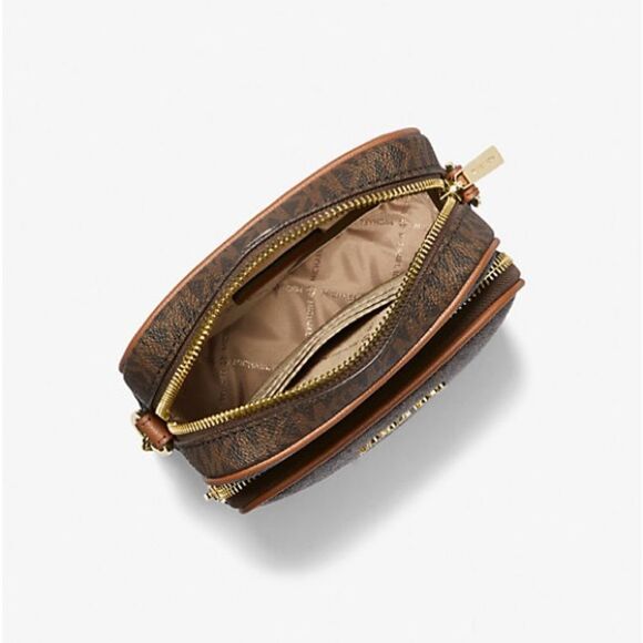 Michael Kors Jet Set Travel Medium Logo Crossbody Bag NWT in packaging - Picture 2 of 10